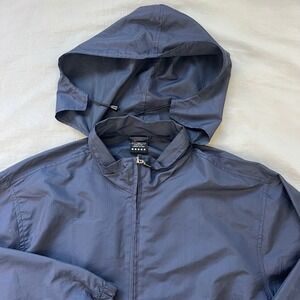 NIKE Alpha Project Windbreaker Jacket Anorak Pullover Blue XXL Made in USA VTG